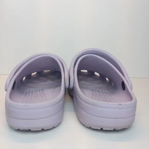 Crocs Classic Clogs Mens5/Womens7 Purple Unisex Slip On Shoes - Picture 5 of 9